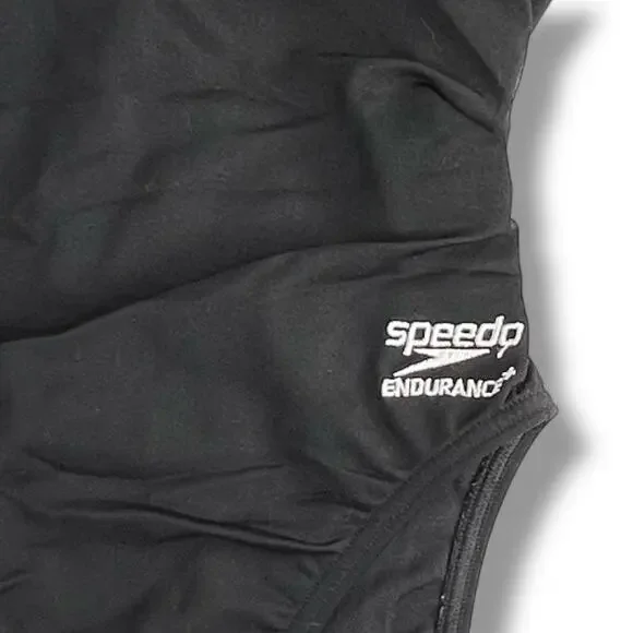 Women's Speedo Endurance Super Proback Solid One piece Black Swimsuit 6 / 32 - Picture 3 of 11